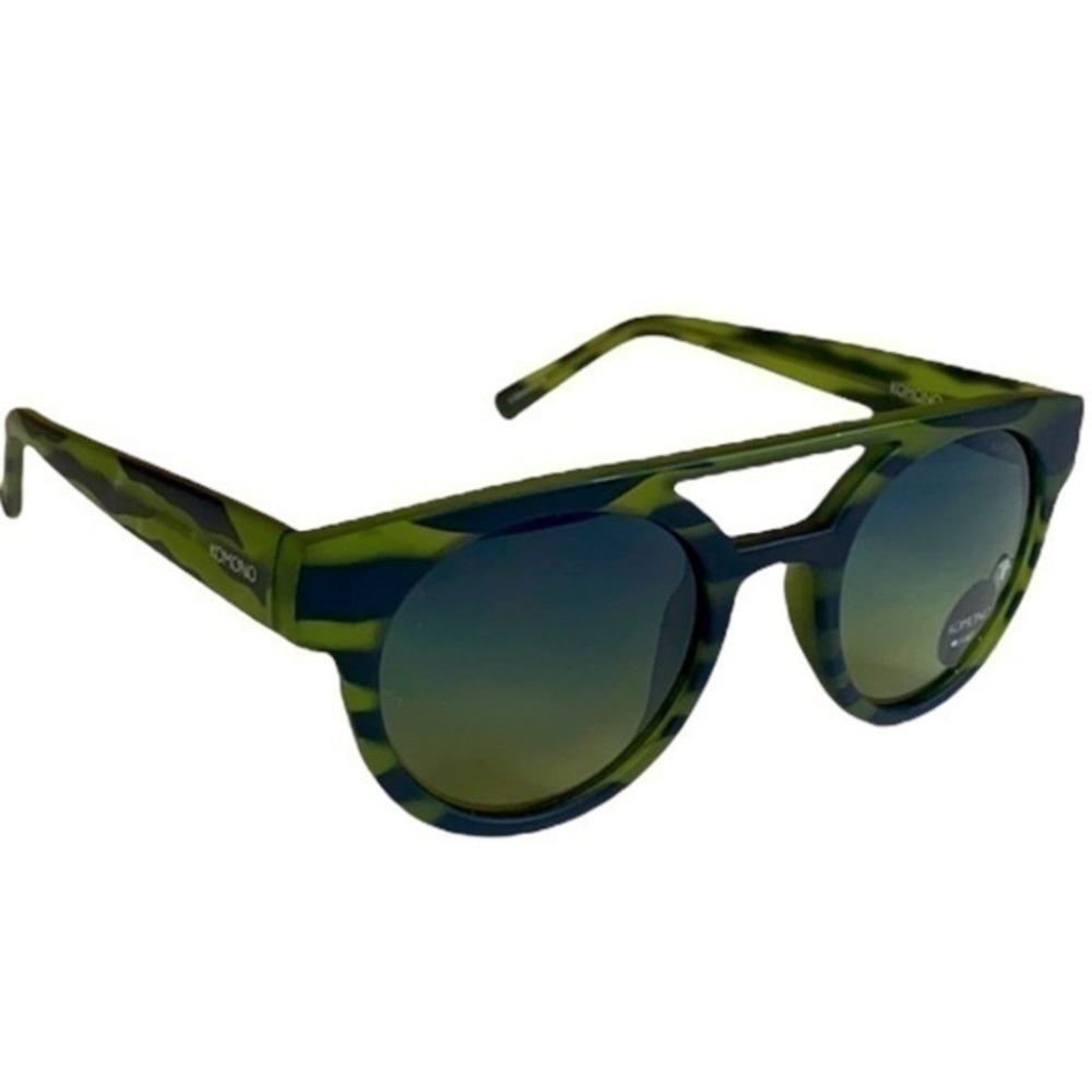 KOMONO Men’s NEW Dreyfuss Green Safari Sunglasses - Picture 4 of 16